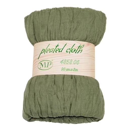 [PV-4858-06] PLEATED CLOTH CM90X3MT OLIVE GREEN