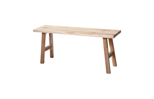 [KM-J18000190] BANCO DE MADERA DE TECA 100X25X42 CM