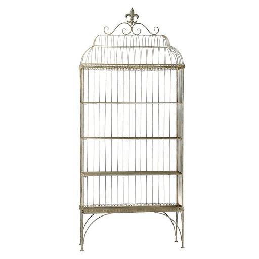 [PW-500502-000-802] ESTANTERIA METAL-GRIS ENVEJECIDO- 87X36X207CM