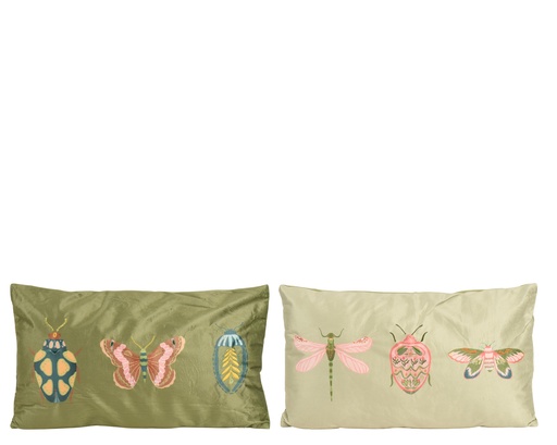 [4-827699] ***CUSHION POLYESTER VELVET RECTANGLE PRINTING+EMBROIDERY 2ASS ASSORTED L.30cm x W.50cm x H.8cm