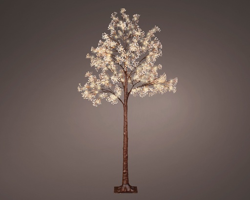 [4-492777] ARBOL FLORES 180CM-180LED/CAL/EXT