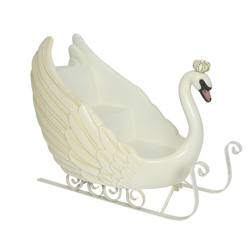 [4-530157] POLY FIBRE SWAN SLEIGH