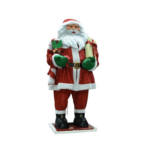 [4-547548] PÈRE NOËL TEXTILE EXTÉRIEUR - 130X300CM