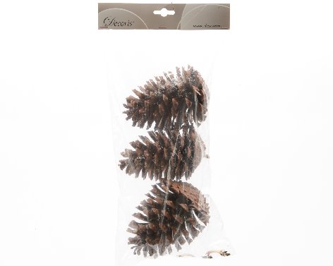 [4-707389] PINECONE NATURAL L2-W15-H15CM