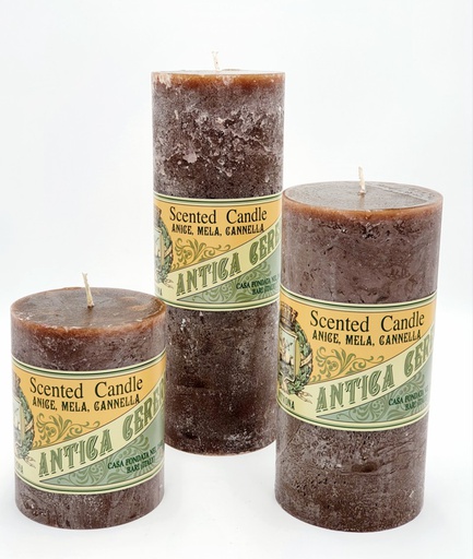 [CI-1838] VELA CERA PERFUMADA ANÍS. MIEL Y CANELA 20CM