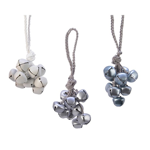 [4-386343] GRAPPE DE CLOCHES EN MÉTAL - 20CM - 3 PIÈCES - À L'UNITÉ