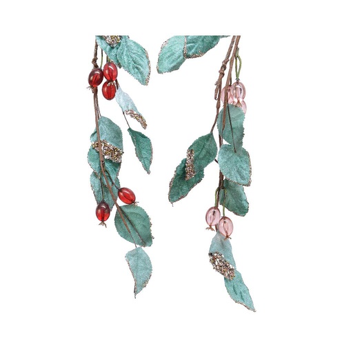 [4-620172] ACRYLIC ROSE HIP GARLAND 2CLS L12-W3-H110CM