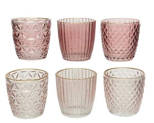 [4-645589] LUZ.TE CRIS BORDE ORO 8CM 2COL 3SURT UD