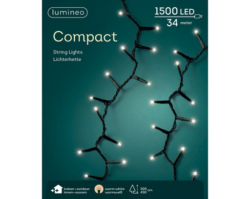 [4-495342] GUIRNALDA COMPACT 3400CM-1500LED/CAL/8H/5D/EXT