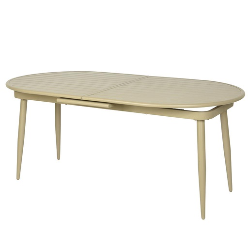 [4-840121] CORDOBA TABLE ALUMINIUM L220-W98-H76.50CM