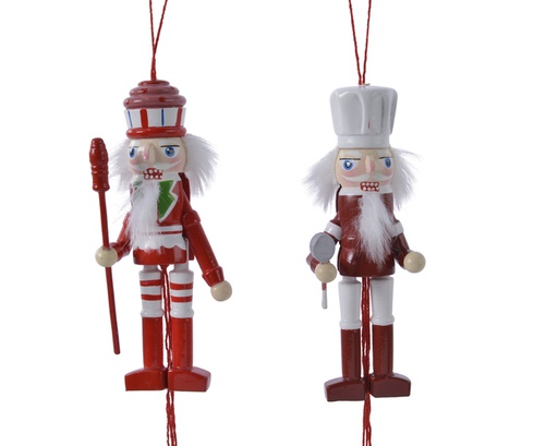 [4-551427] CASCANUECES COCINEROS COLGAR - 13CM - 2 DISEÑOS DIFERENTES - PRECIO UNIDAD