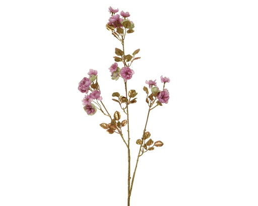 [4-220698] RAMA FLORES ROSA PALO-DORADA - 87CM