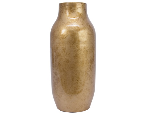 [4-650299] JARRON CERAMICA - DORADO - 60CM - HECHO A MANO - PRECIOSO