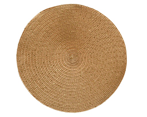 [4-611174] BAJOPLATO DORADO - TELA - DIAM38CM