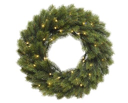 [4-673161] WINNIPEG WREATH BO PRELIT DIA40-H8CM-49L