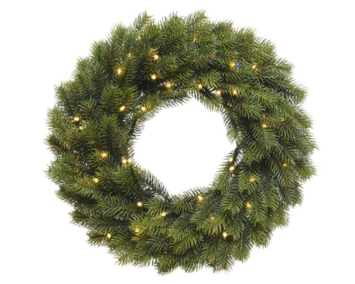 [4-673161] CORONA DE NAVIDAD WINNIPEG CON LUZ- DIA40-H8CM-49L