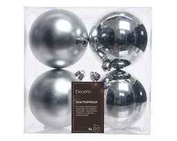 [4-022166] BOLA PLASTICO SILVER dia10.00cm