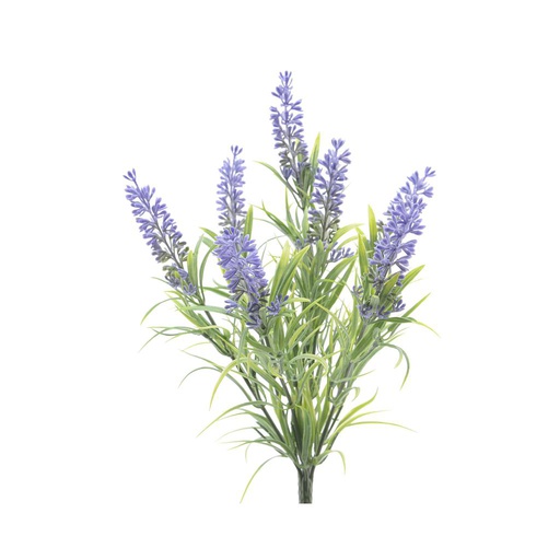 [4-804107] LAVENDER PLASTIC L13-W13-H34CM
