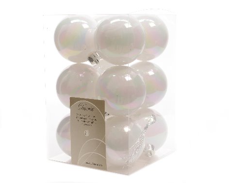 [4-021834] BOLA PLAS WHITE/IRIS 60MM BRI/MAT S/12