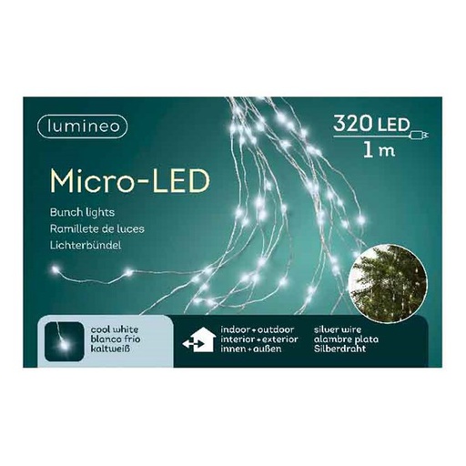 [4-497006] MANOJO MICRO PLAT 100CM-320LED/FRI/EXT UD