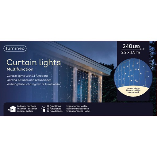 [4-494362] CORTINA 220X150CM-240LED/EXT/CAL
