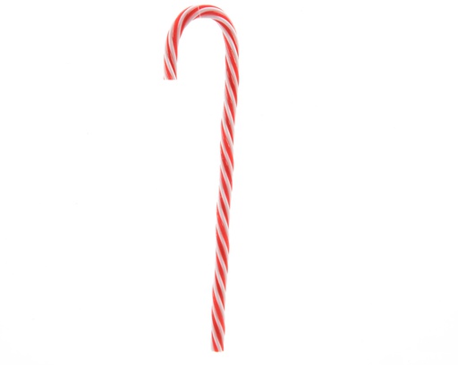 [4-517683] BASTON CARAMELO ROJO/BLC 30CM