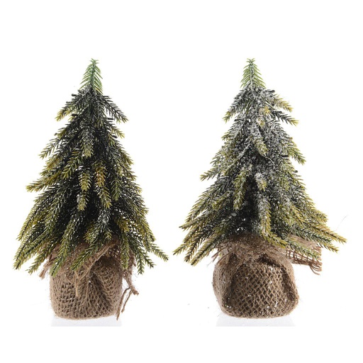 [4-689583] MINI TREE GLITTER- SNOW DIA12-H20CM