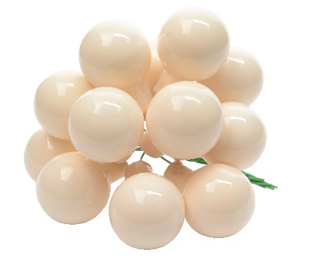 [4-710404] BOLA PICK 20MM BLC BRILLO S/144