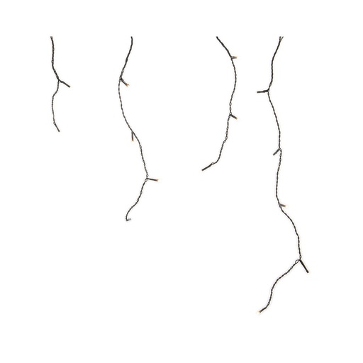 [4-494825] GUIRLANDE STALACTITES NOIRS 750CM-175LED/CAL/PAR/TIM/EXT UD