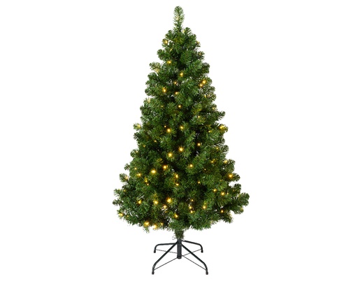 [4-678250] ABETO IMPERIAL CON LUZ VERDE/CALIDA dia97.00-H150.00cm-170L