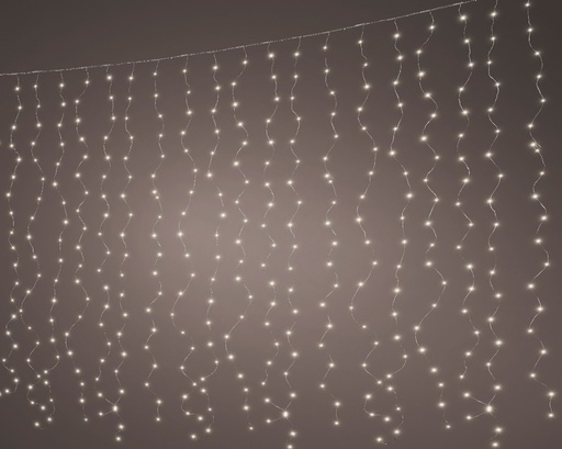 [4-496828] RIDEAU MICRO ARGENTÉ 190X200CM-400LED/QUA
