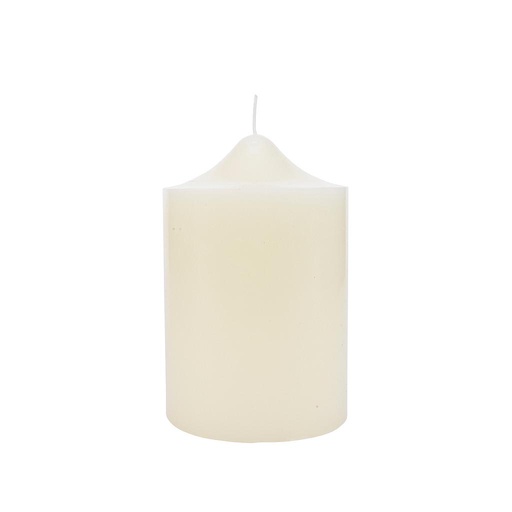 [4-205711] VELA CERA IGLESIA MARFIL D10X15CM-110HRS