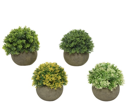 [4-800297] PLANTITA EN MACETA - 4 COLORES - PRECIO UNIDAD