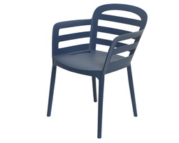[4-840857] BOSTON DINING CHAIR OUTDOOR L56.50-W59-H81CM