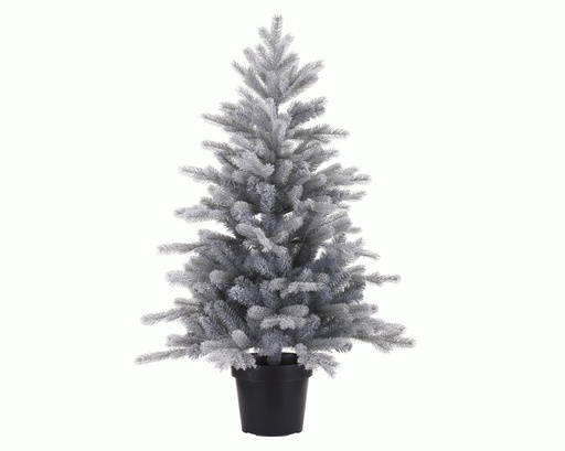 [4-681481] FROSTED GRANDIS MINI TREE  DIA35-H45CM
