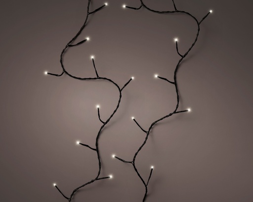 [4-494163] GUIRLANDE BASIQUE NOIRE - LUMIERE CHAUDE - 600CM-80L