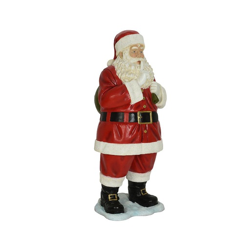 [4-530180] POLY FIBRE SANTA SHHHH L80-W75-H183CM
