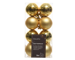 [4-021775] BOLA PLASTICO LIGHT GOLD dia4.00cm