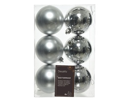 [4-022051] BOLA PLASTICO SILVER dia8.00cm