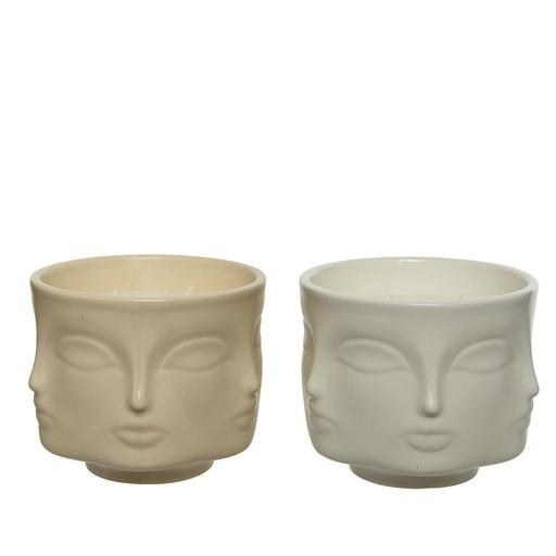 [4-803571] VELA CARA DE MUJER-11X9CM-2 COLORES DIFERENTES-PRECIO UNIDAD