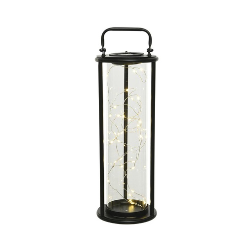 [4-897532] LINTERNA SOLAR METAL-30 LEDS-15X42CM