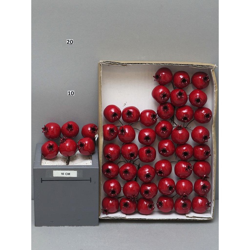 [12-91115-3] MANOJO GRANADA, 3,5CM RJO  CAJA DE 48UDS