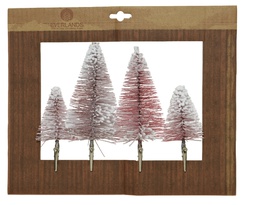 [4-680902] *C*BRUSH MINI TREE SNOWY