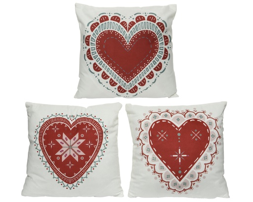 [4-521411] CUSHION POLYESTER VELVET L40-W40-H2.50CM