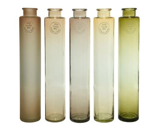 [4-647225] VASE HAUT - 32CM - 5 COULEURS DIFFÉRENTES - PRIX À L' UNITÉ