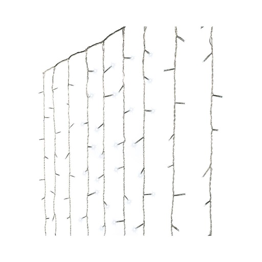 [4-494360] CORTINA  DE LUZ MICRO LED - 220X150CM-240LUCES/EXT/LUZ FRIA