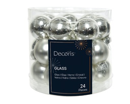 [4-010223] BAUBLES GLASS DIA2.50CM