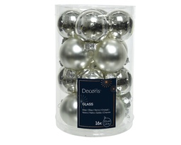 [4-010323] BAUBLES GLASS DIA3.50CM