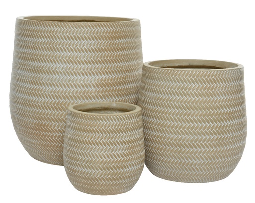 [4-850866] ***ALEX PLANTER FIBRE CLAY