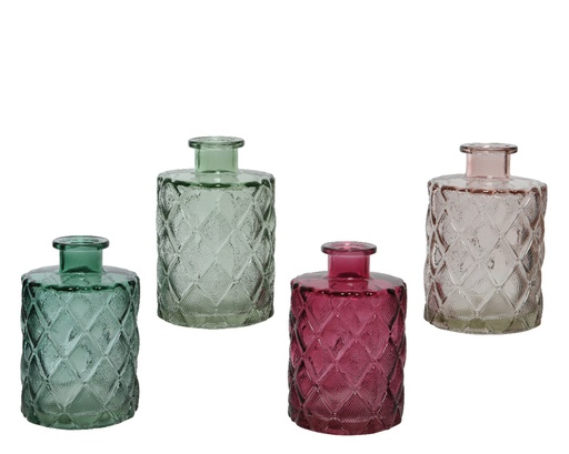 [4-806919] BOTELLITA CRISTAL - 4 COLORES - PRECIO UNIDAD